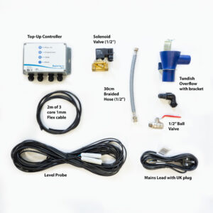 Components included with the RainForce Home (1/2 solenoid version).